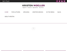Tablet Screenshot of kristenmoeller.com